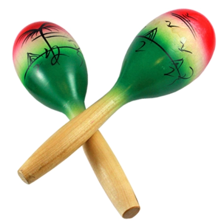 image 1 GP-MARACA2 10-inch Large Scale Maraca – Floral