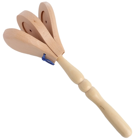 image 1 GP-HANDLECAST Wood Handle Castanet