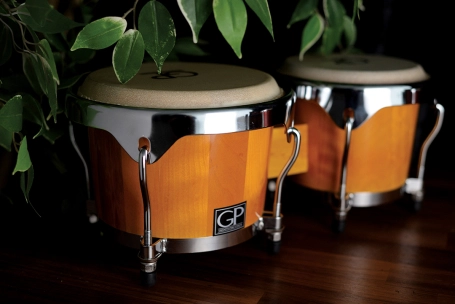 image 2 GP-BONGON 6.5 & 7.5 inch Bongo Set - Natural Finish