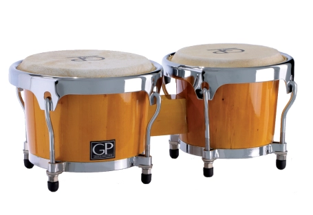 image 1 GP-BONGON 6.5 & 7.5 inch Bongo Set - Natural Finish