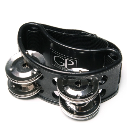 image 1 GP-FTBK Foot Tambourine - Black